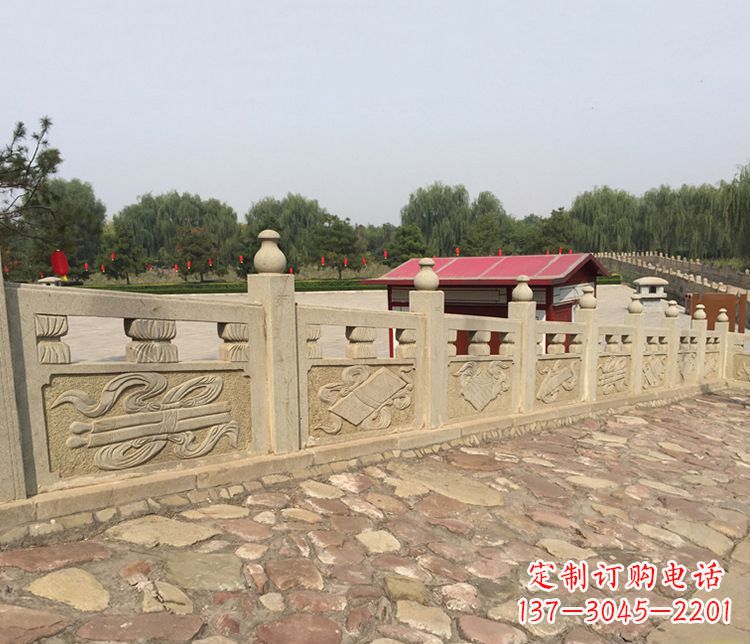 湖南护城河大理石栏板雕塑