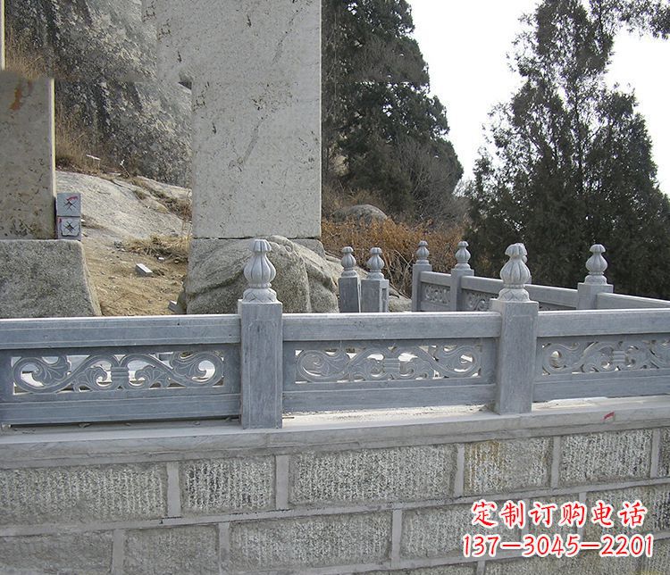 湖南中领雕塑:门神镇守!大理石栏板石雕