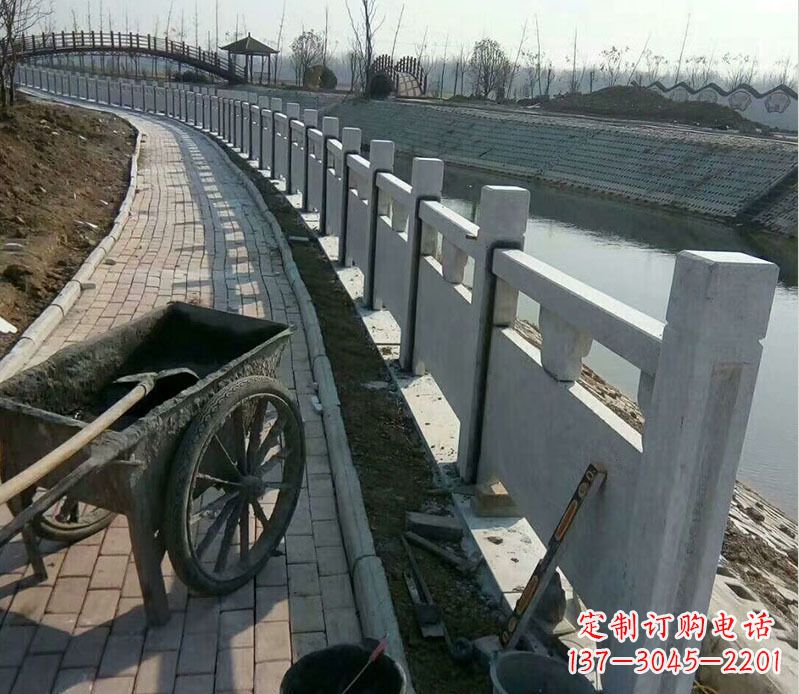 湖南精美大理石栏杆石雕