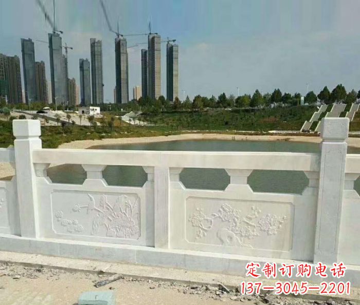 湖南护城河建筑石雕栏板,精美绝伦