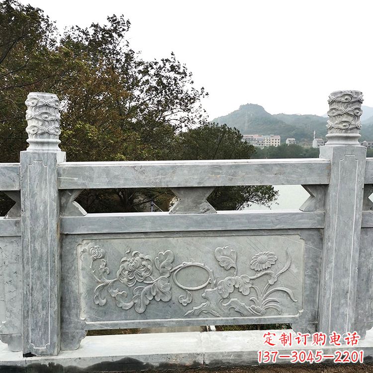 湖南花岗岩石雕栏板,美轮美奂