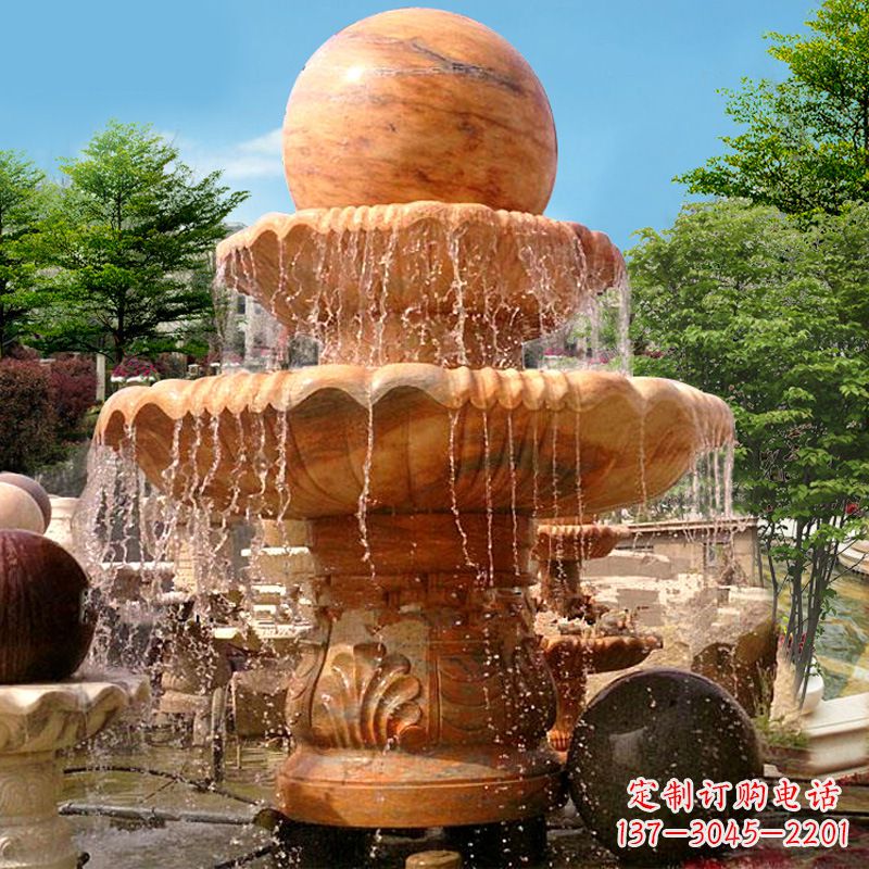 湖南花岗岩石雕塑风水球,汇聚优雅与高贵
