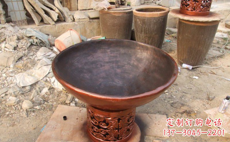 湖南铜雕花盆,为景观打造精致无瑕
