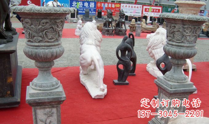 湖南中领雕塑|花盆雕塑带来极致视觉体验