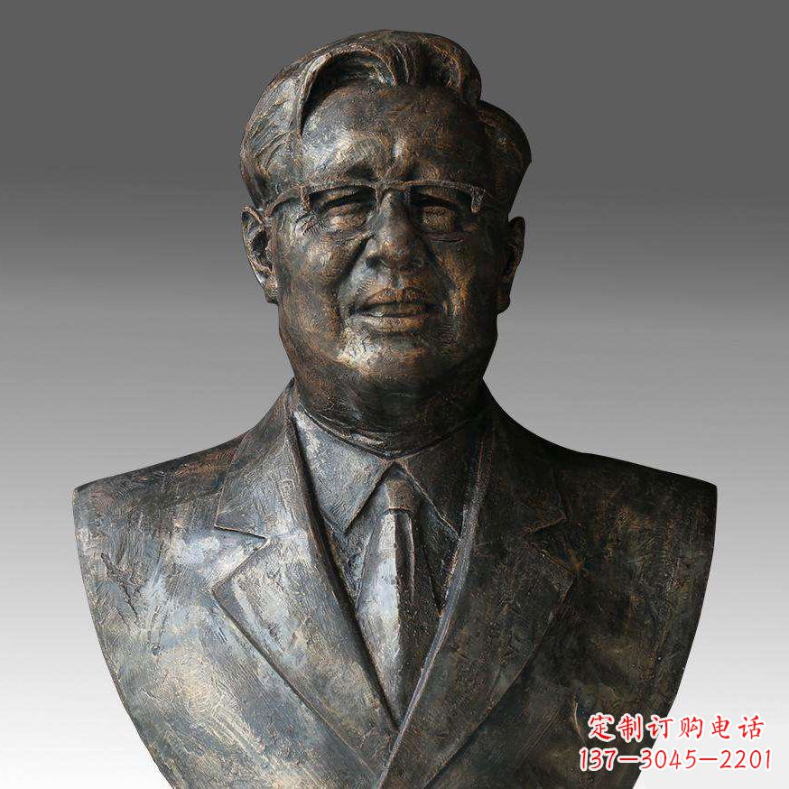湖南以高质量铜雕制作华罗庚头像