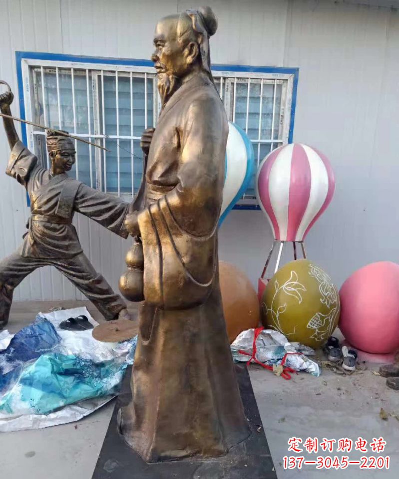 湖南华佗名医铜雕112