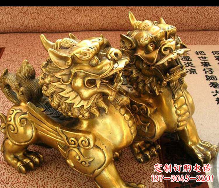 湖南超级定制麒麟雕塑,尊享贵族尊贵