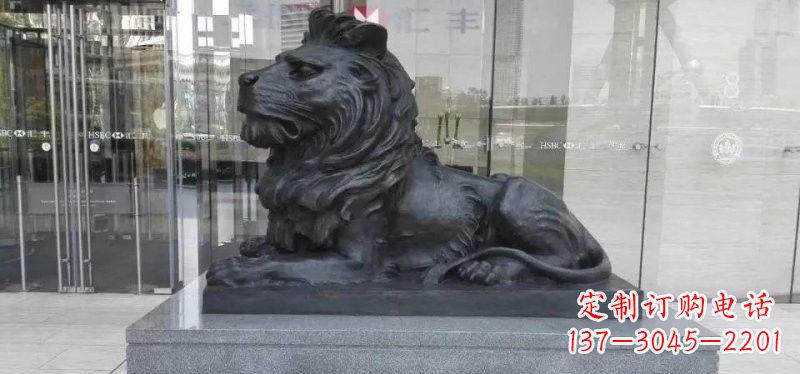 湖南汇丰狮子铜雕222