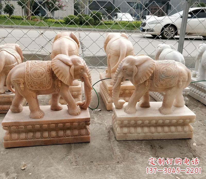 湖南品质过硬的石雕大象