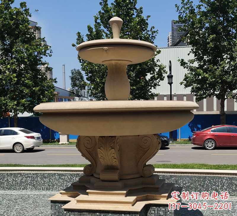 湖南恵安石雕风水球-祈福家庭幸福