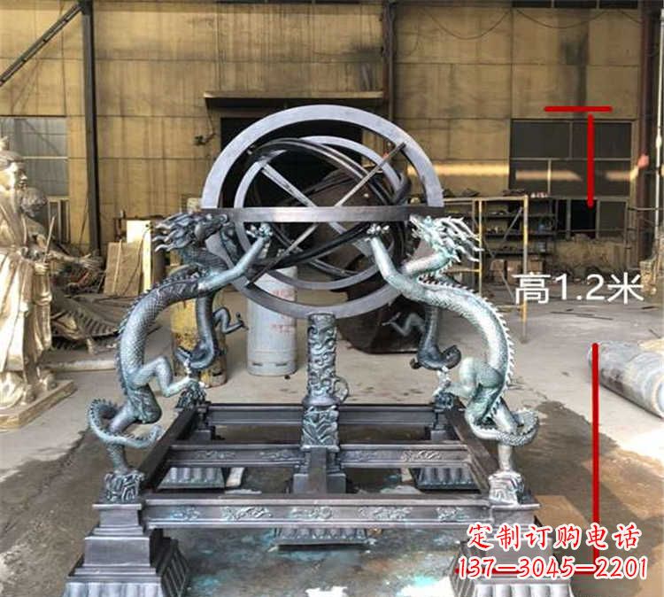 湖南浑天仪古代仪器校园景观雕塑