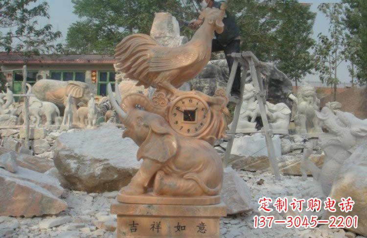 湖南精美的公鸡石雕,带您回到传统