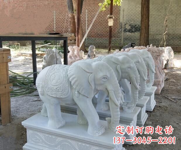 湖南美轮美奂的大象雕塑