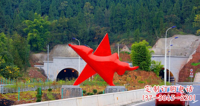 湖南不锈钢五角星雕塑——把美好变成珍藏