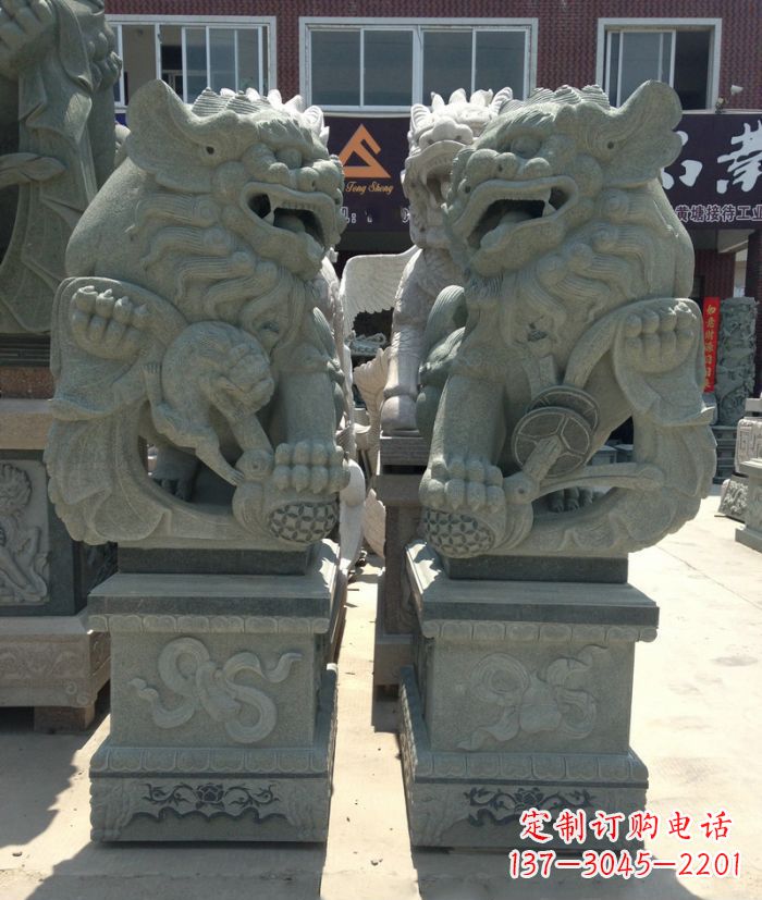湖南南方风石雕狮子,纯手工为你独一无二