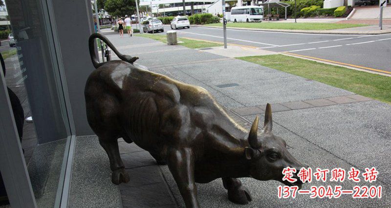 湖南街边特色动物铜雕，精雕细琢，立体逼真