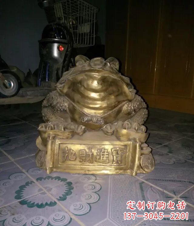 湖南金蟾招财进宝动物铜雕
