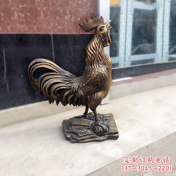 湖南中领雕塑出品的精美纯铜动物雕塑,是一款具…