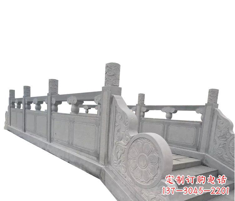 湖南景区大理石栏板石雕 (7)