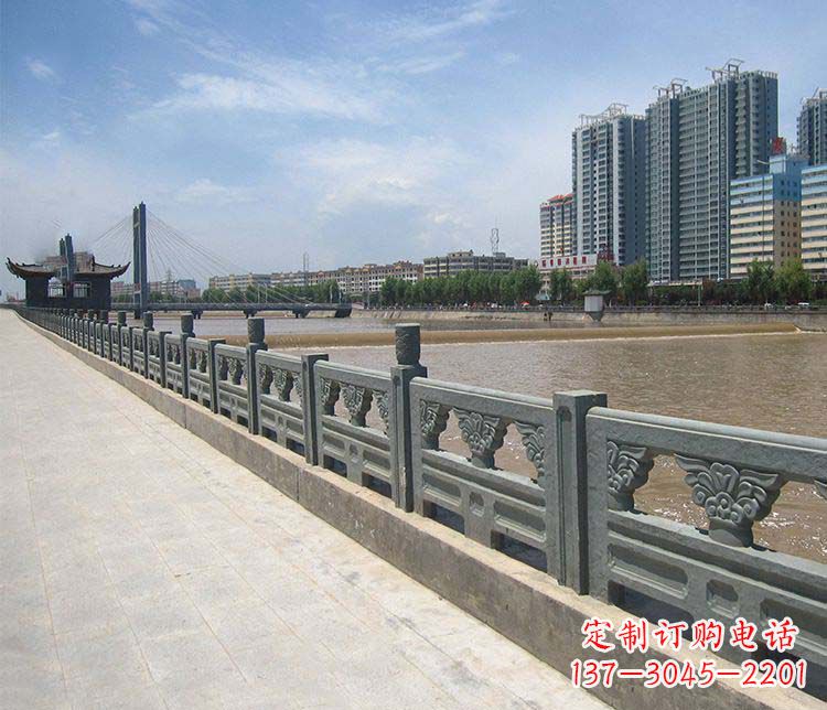 湖南景区大理石栏板石雕