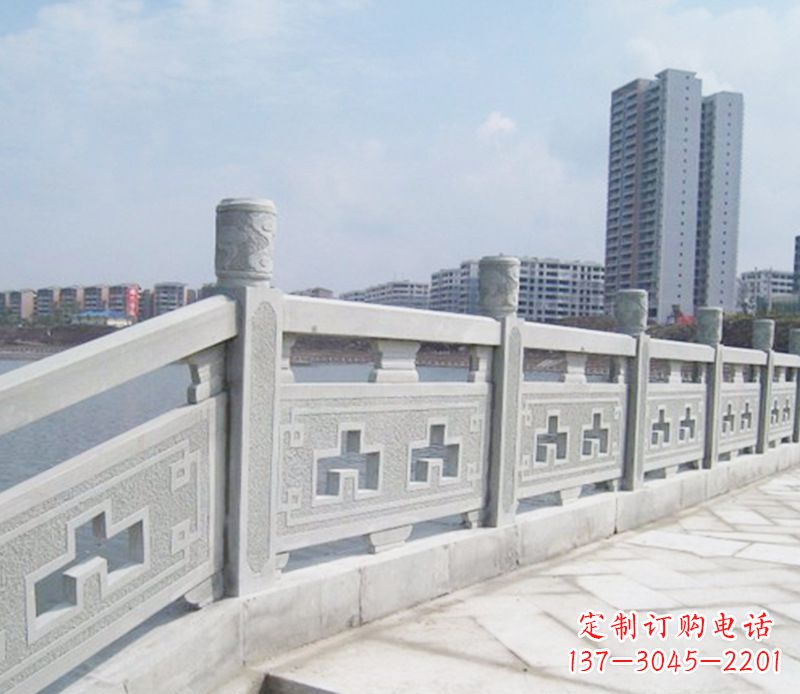 湖南景区大理石栏板石雕_1 (2)