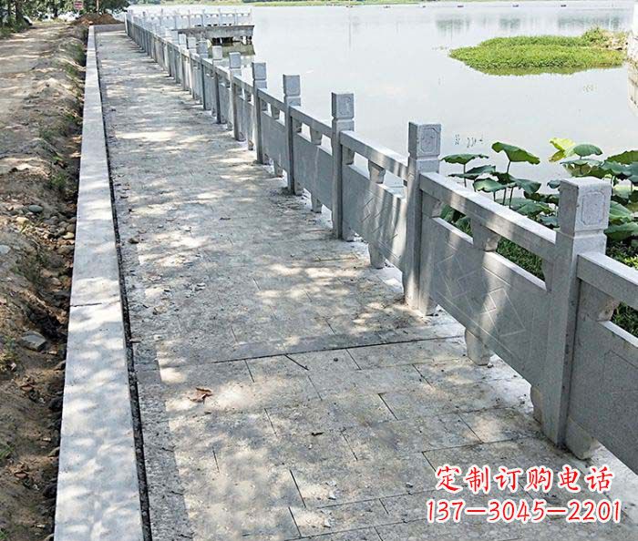 湖南景区大理石栏杆石雕_1