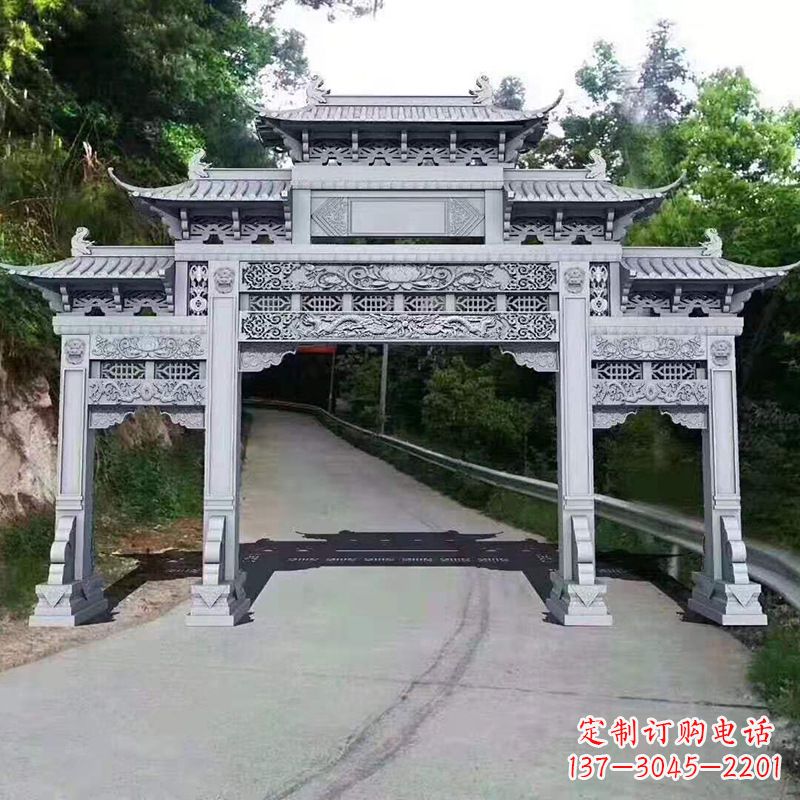 湖南专业定制石牌坊雕塑