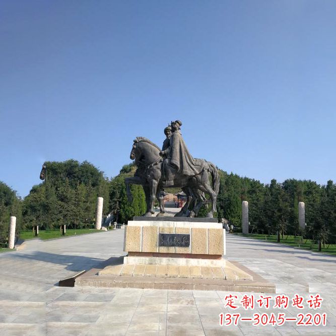 湖南王昭君雕塑,象征传承君臣之义