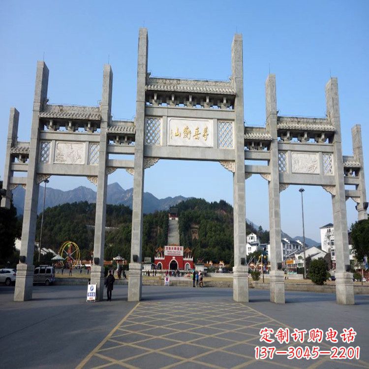 湖南牌坊石雕塑——精美、耐久、特色