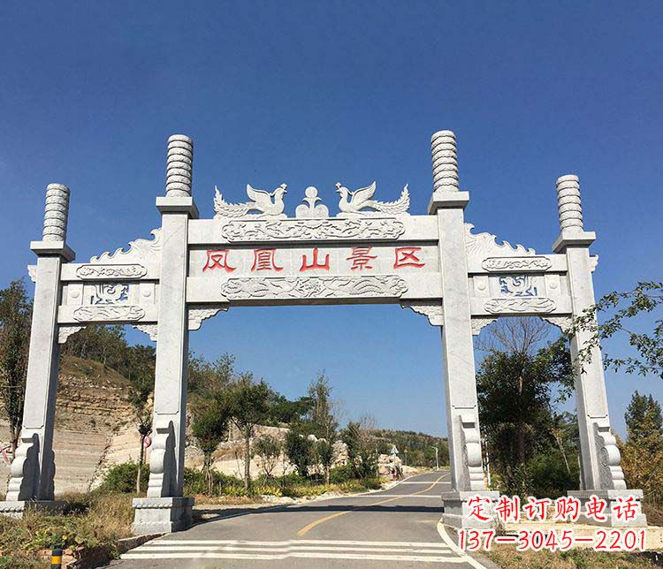 湖南中领雕塑:高质量牌坊石雕