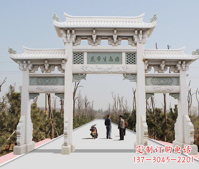湖南精美牌坊雕塑,定制你的独一无二