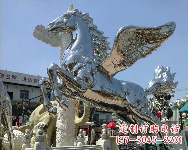 湖南中领雕塑定制的飞马雕塑