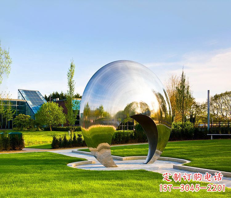 湖南金色门楣的精美镜面拱门雕塑
