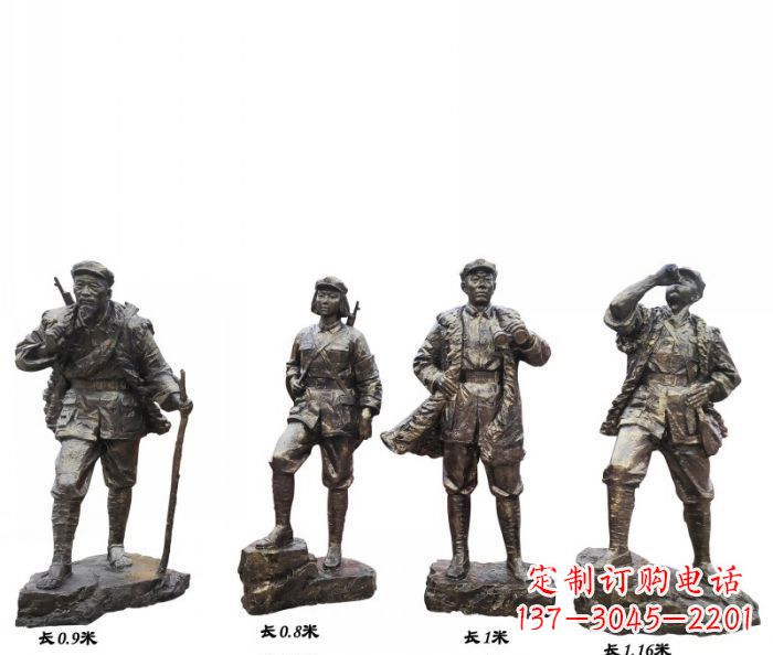 湖南专注制作抗战红军青铜雕塑