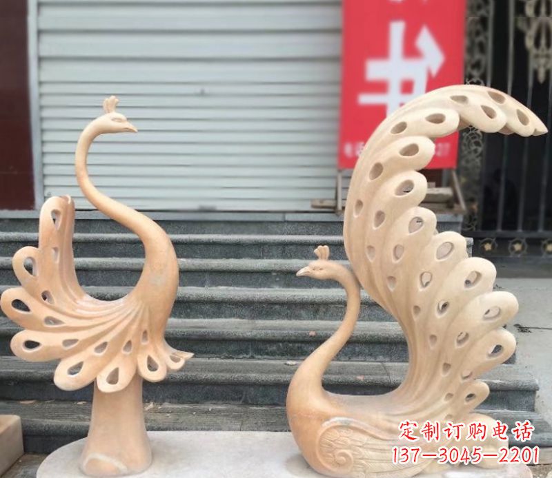 湖南中领雕塑专业提供独特精致的孔雀石雕塑,以…