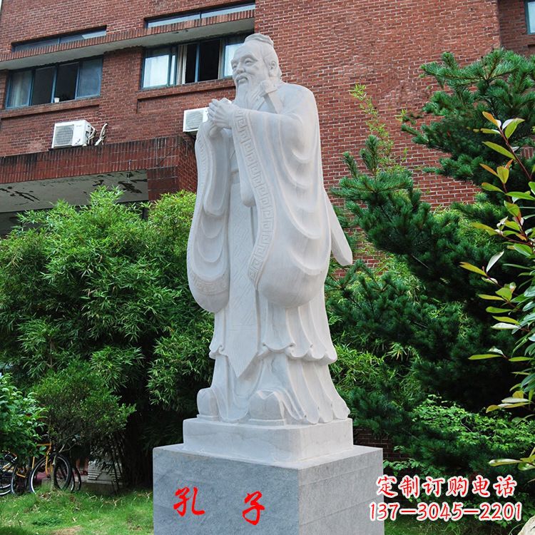 湖南孔子教子石雕
