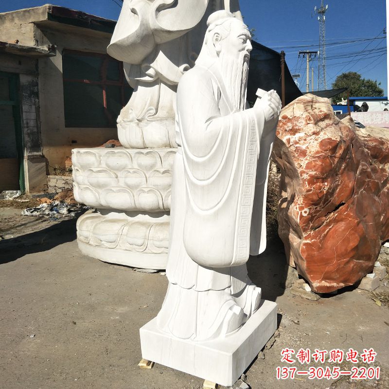 湖南用艺术雕刻一流品质体验传承历史的孔子石雕