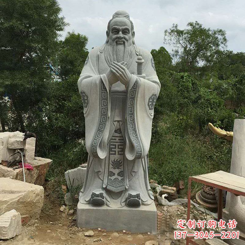 湖南孔子像雕塑