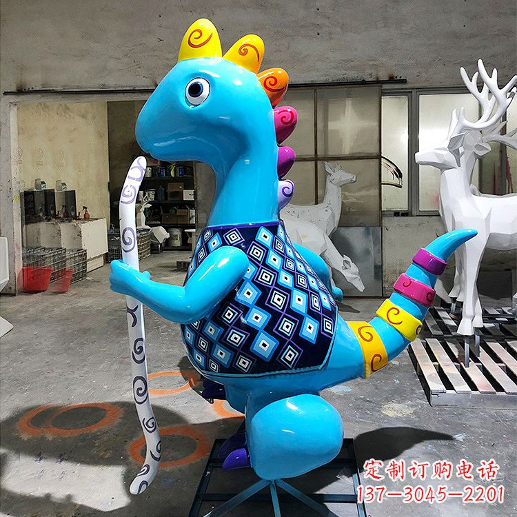 湖南中领雕塑推出玻璃钢恐龙雕塑,采用最先进的…