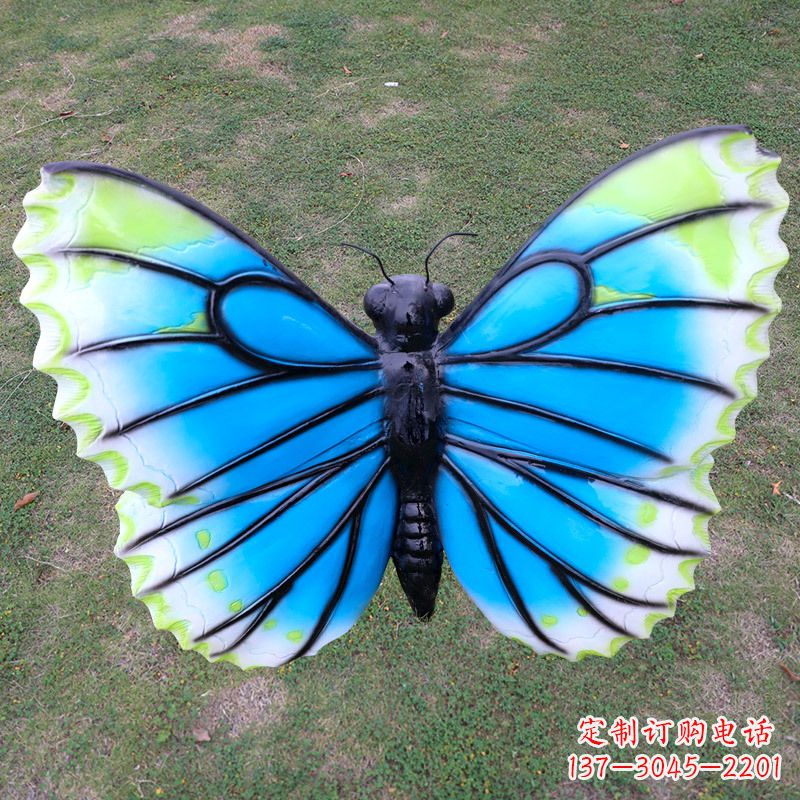 湖南全新设计的蝴蝶雕塑仿真摆件