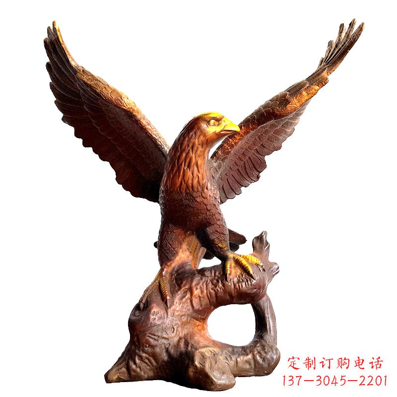 湖南中领雕塑推出的老鹰展翅铜雕绝对是一件可以…