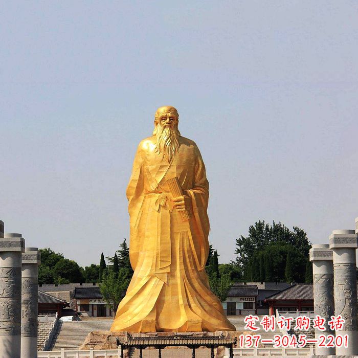 湖南老子雕像一个手指