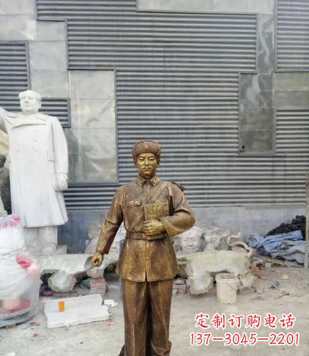 湖南雷锋名人铜雕