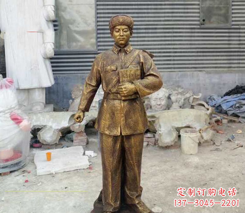 湖南雷锋人物铜雕