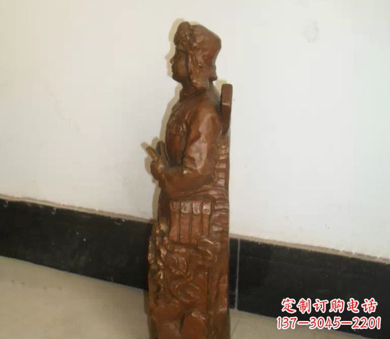 湖南雷锋校园名人铜雕