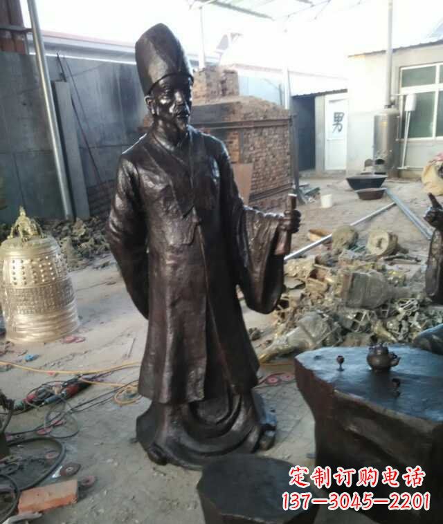 湖南精美雕塑,展现古代名医李时珍的传奇