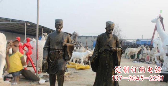 湖南复兴古艺,海归精品—李时珍铜雕