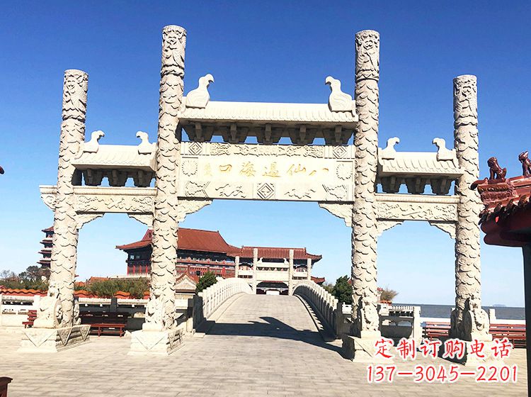 湖南临夏石雕牌坊—打造国风精美雕塑
