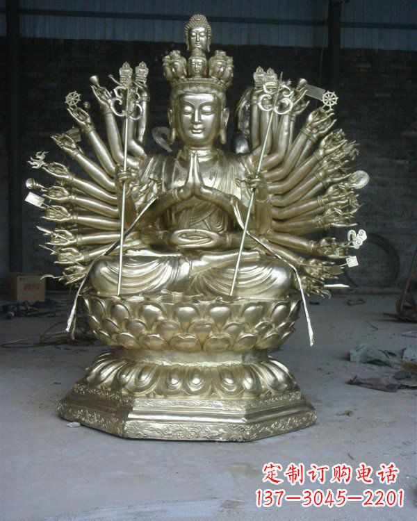 湖南精致的观音铜雕,给您精彩的佛教体验