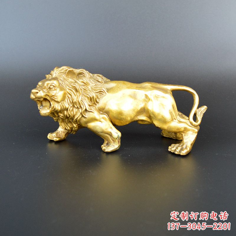湖南鎏金西洋狮子雕塑
